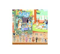 Bluey Dog Children's Holiday Advent Calendar 2024,24 surprise holiday gift blind boxes,New Year and Christmas Countdown,Children's Christmas gifts