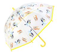 Bluey Dome Umbrella Children Character Folding Kid Transparent