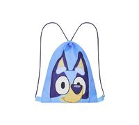 Bluey Drawstring Bag in Blue Bluey Blue One Size