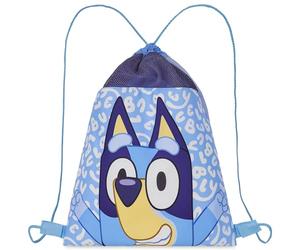 Bluey Drawstring Bags for Kids Toddlers Swimming Bag Lightweight String Backpack for School PE Kit Travel Beach Holiday Sports