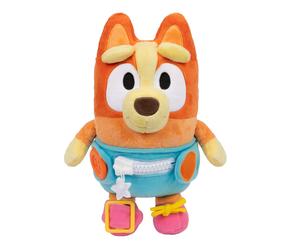 Bluey Dress & Play Baby Bingo Interactive Plush 10" Fine Motor Skills Toy Age 3+