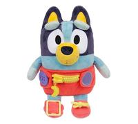 Bluey Dress & Play Baby, Practice Fine Motor Skills By Dressing Baby, Super Soft 25.4 CM Plush With Buttons, Zip, Buckle and Shoelaces