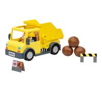 Bluey Dump Truck, With Load and Unload Feature, Get Some Work Done With Exclusive Hard-Hat and Muddy Bingo,