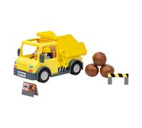 Bluey Dump Truck, With Load and Unload Feature, Get Some Work Done With Exclusive Hard-Hat and Muddy Bingo,