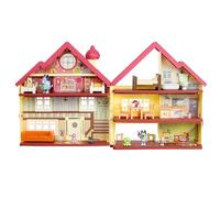 Bluey EXCLUSIVE Ultimate Lights and Sounds Playhouse and Toy Box, 29 Accessories, 4 Characters - Bluey, Bingo,Chattermax and Nana, 50 Sounds and Phrases featuring moving Dance Floor and Lights