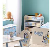 Bluey Fabric Toy Storage Unit - White & Blue