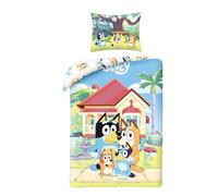 Bluey Family Bingo Bandit Single Duvet Cover 140x200 + Pillowcase