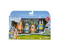 Bluey & Family Bingo Toys 4Pcs Pack SET + 25cm BINGO + BLUEY Plush Toy Kid Gift