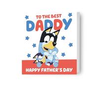Bluey Father's Day Card Best Daddy Fathers day card