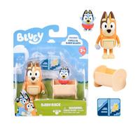 BLUEY - Juego de 2 Cifras para bebé (2 Unidades) con Chiles y bebé con Accesorio para Cuna