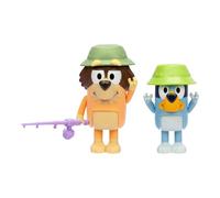Bluey Figure 2-Pack - Fishing with Grandad 2.5 Inch Figures with Accessories Kids Can Recreate Their Favorite Moments from The Episode - G