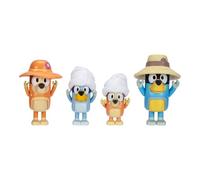 Bluey Figures Family Trip, Set of 4