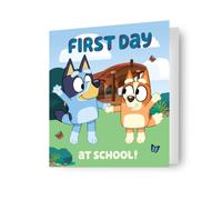 Bluey First Day At School Card