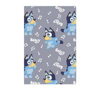 Bluey Fleece Bandit Heeler Blanket In Grey Grey