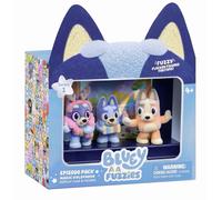 Bluey Fuzzies Episode Pack: Magic Xylophone, 3 Flocked Figures