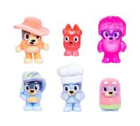 Bluey Fuzzies Friends & Family Pack, 5 or 6 Surprise Mini-Figures