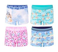 Bluey Girl's Amazon Exclusive Panties and Girlshort with Bingo, Bandit and More, Sizes 2/3t-8 Boxer Briefs, 4 Pack Shorts, 2-3 anni (Pack of 4)