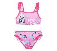 Bluey Girls' Bikini, Bingo Design, Two Piece Swimsuit, Children's Swimming Costume, Sizes 3 to 6 Years, pink, 6 Years