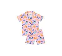 Bluey Girl's Button Up Short Pyjamas in Pink | Size: 18-24 m Bluey Pink 18-24 m