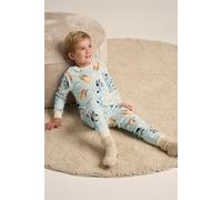 Bluey Girl's Fleece Pyjama Set in Blue | Size: 2-3 Years Bluey Blue 2-3 Years