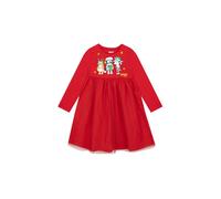 Bluey Girl's Glitter Christmas Party Dress in Red | Size: 2-3 Years Bluey Red 2-3 Years
