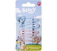 Bluey Girls Glitter Hair Accessories | Bluey & Bingo Character Kids Hook Set