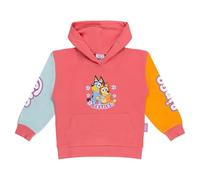 Bluey Girls Hoodie - Official Bingo Pullover Hooded Sweatshirt- 100% Cotton Character Jumper For Kids - Aged 2-8 Years - Gift Fans (7-8) Multicoloured