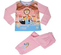 Bluey Girls, Long Sleeved Pyjamas Set also featuring Bingo and Bandit, Multicoloured, Age 2-3 Years