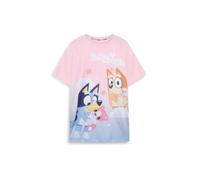 Bluey Girls Nightie - Soft Character Nightdress, All-Over Print Sleepwear, Comfortable Long-Sleeve Night Dress, Cosy Nightwear, Gifts for Girls, Machine Washable