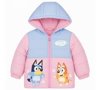 Bluey Girls Padded Coat Puffer Jacket Padded Coat, 1-2 Years