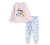 Bluey Girls Pink Character Long Sleeve Long Leg Pyjama Set - 5-6 Years