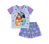 Bluey Girls Pyjamas And Bingo Short Bedtime Hugs Nightwear PJs Set for Girls | Official Merchandise (UK, Age, 2 Years, 3 Years, Lilac)