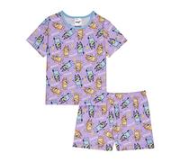 Bluey Girls Pyjamas, and Bingo Short PJs, Ages 2 to 8 Years Old, Official Nightwear (as8, age, 4_years, 5_years) Lilac