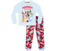 Bluey Girls Pyjamas, Bingo Family Christmas Pyjamas Set, Matching Christmas Pjs For Family, Blue 9-10 Years
