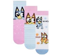 Bluey Girls Socks, 3 Pack Multipack Kids Socks, Bingo Pack Of 3 Sock Set, Multicolour 4-6