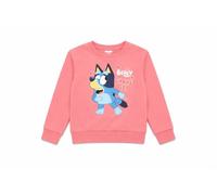 Bluey Girls Sweatshirt Jumper Shake It Design Kids Pullover - Soft Cotton Fleece Pink Top - Toddler Girls Clothing Ages 5-6 Years