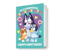 Bluey Granddaughter Birthday Card