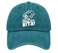 Bluey Grannies Nice Parking Spot Hat for Men Vintage Cotton Washed Baseball Caps Adjustable Dad Hat, Cyan Blue, One size