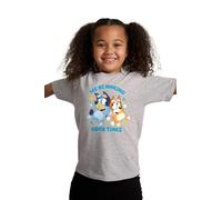 Bluey Grey T-Shirt for Kids - Unisex Sizes 1-8 Years | We're Making Good Times Design (UK, Age, 4 Years, 5 Years, Regular, Standard, Grey)