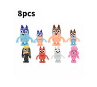 (Bluey) Grinch Pocoyo Bluey Action Figure Cartoon Model Doll Kids Toy Gift Decoration