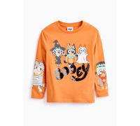 Bluey Halloween Orange Long Sleeve T-Shirt 2-3 years