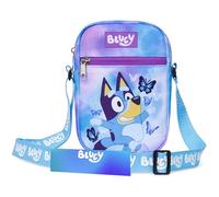 Bluey Handbag for Girls Cute Cross Body Bag with Adjustable Strap for Shopping Days Out Holiday Gifts for Girls (Bluey Butterfly)