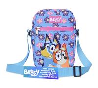 Bluey Handbag for Girls Cute Cross Body Bag with Adjustable Strap for Shopping Days Out Holiday Gifts for Girls (Bluey Flower)