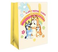 Danilo Promotions Ltd BLUEY MOTHERS DAY GIFT BAG MEDIUM SIZE IDEAL FOR MOTHER'S DAY GIFTS