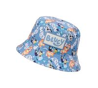 Bluey Hat, Bingo and Muffin Boys Bucket Hat, Kids Cap for Summer, Blue, One Size