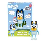 Bluey Hide and Seek Game, Hide Bluey and Pull the Nose Together to Restart the Account. It Speaks and Laughs to Find Them. Kids Can Dance with the Song of the Series
