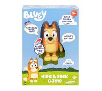 Bluey Hide & Seek Game - Bingo, Hide The Bingo Figure And Press Her Nose To Start The Built-in Timer, Bingo Talks And Giggles To Help Kids Find Her, When Found, Kids Can Dance To Bluey's Theme Song