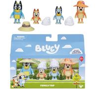 Bluey Holiday Figure 4 Pack Family Trip