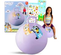 Bluey Hopper Ball Outdoor Toy Set - Bundle Includes 15"""" Hopper Ball for Boys and Girls Outdoor Activities Parties Plus Stickers More | Bluey J