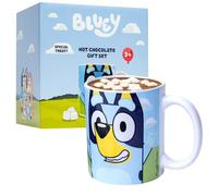 Bluey Hot Chocolate Gift Set - Featuring Bingo and Bluey Mug for Kids or Adults, Includes Hot Chocolate Mix, Mini Marshmallows, Ceramic Mug, Gifts for Boys & Girls, Christmas